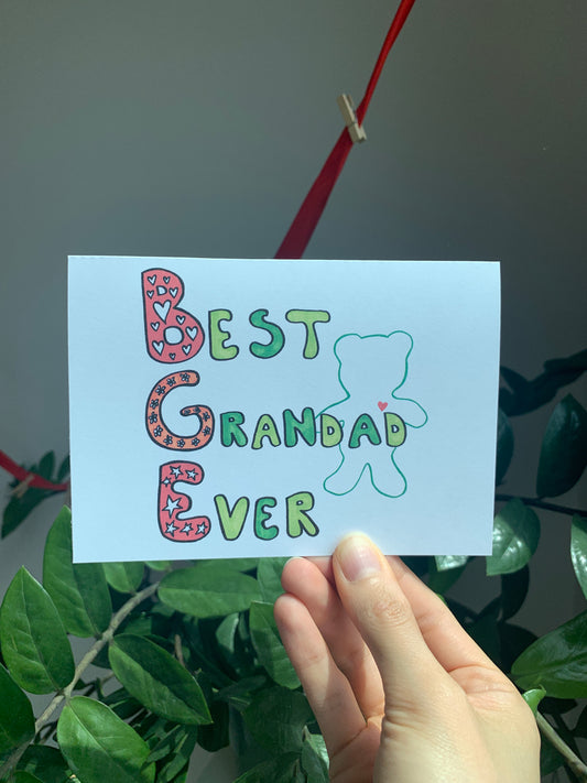 Best Grandad Ever - Greeting Card