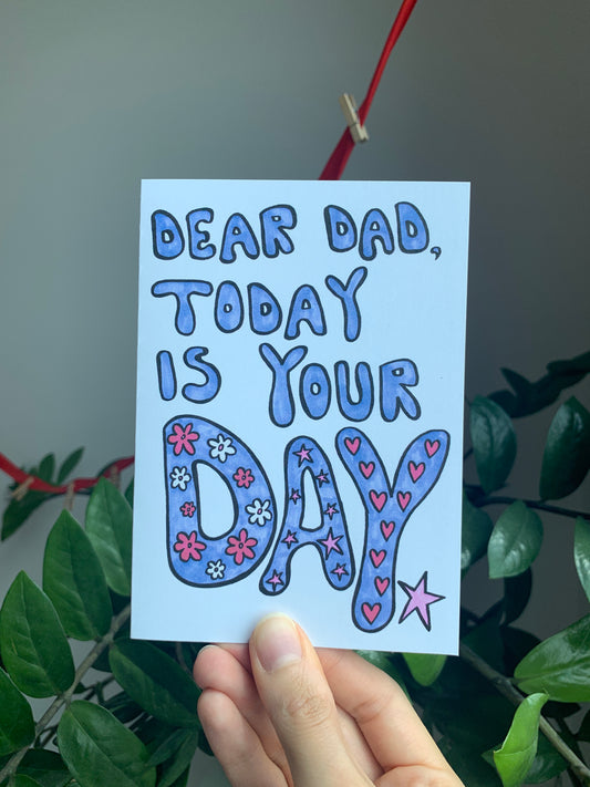 Dear Dad - Greeting Card