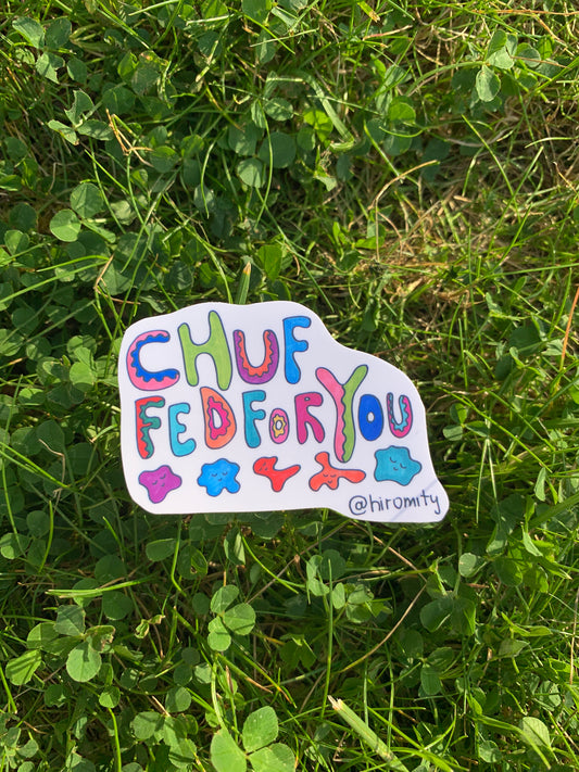 Chuffed for you - Sticker