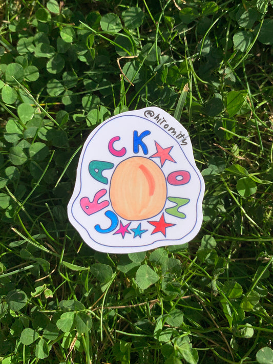 Crack on - Sticker