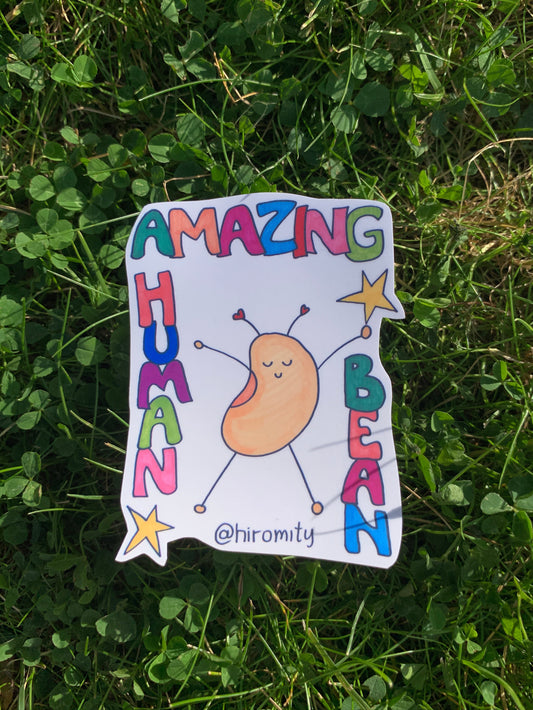 Amazing human bean - Sticker