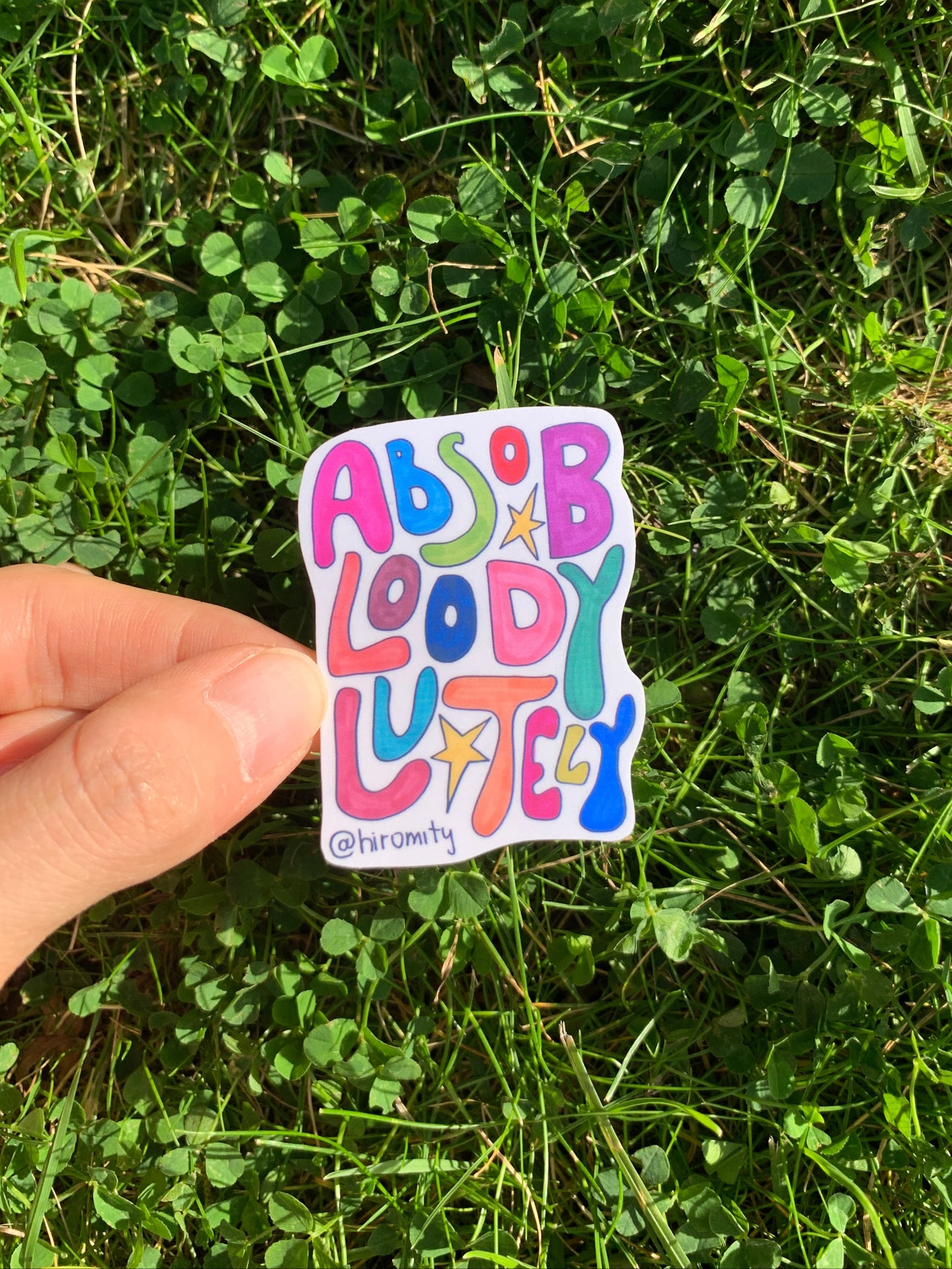 Absobloodylutely - Sticker