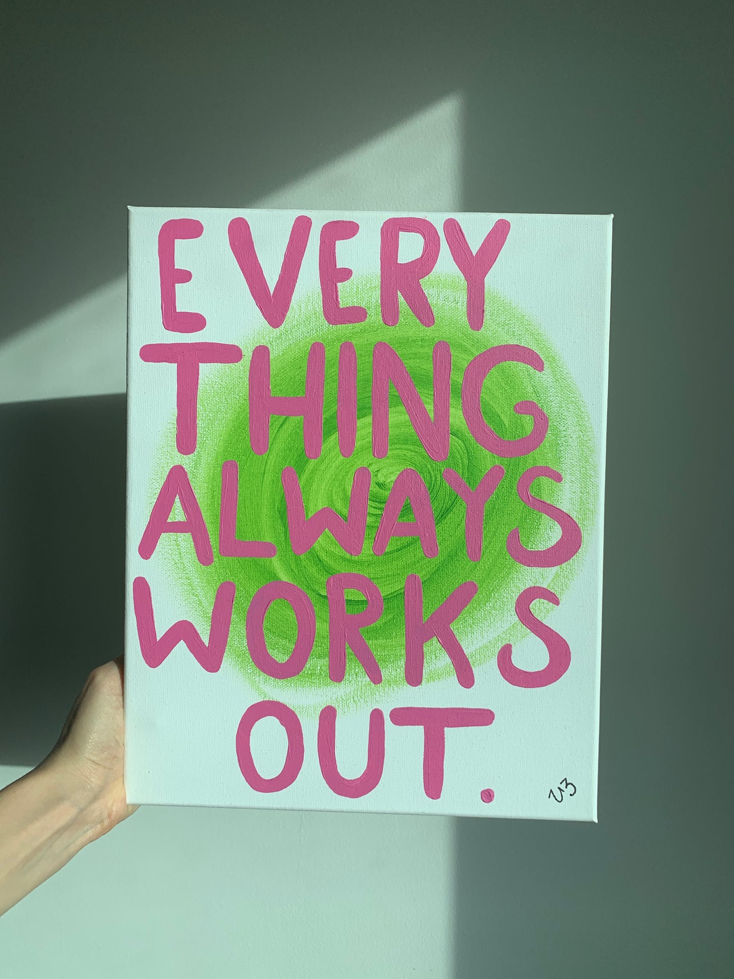 EVERYTHING IS ALWAYS WORKING OUT