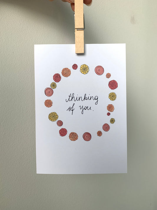 Thinking Of You - Greeting Card