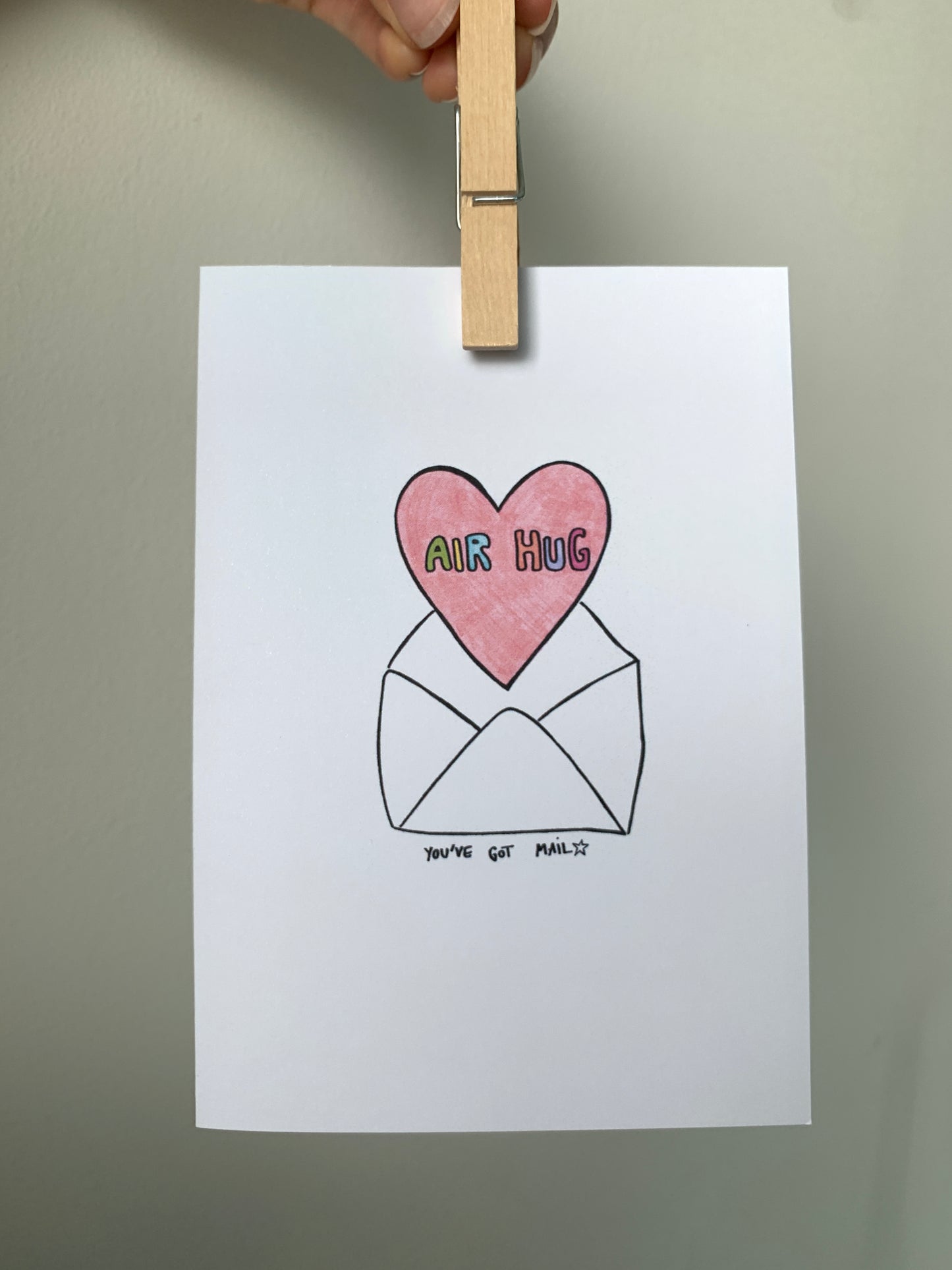 Air Hug - Greeting Card