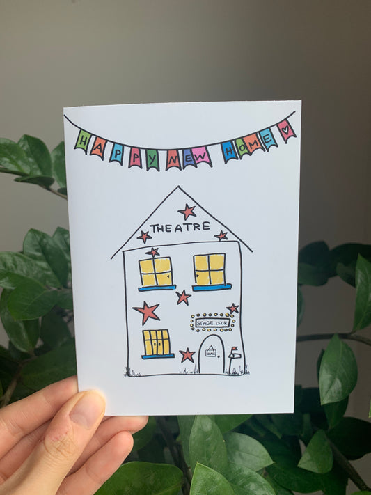 New Home Theatre- Greeting Card