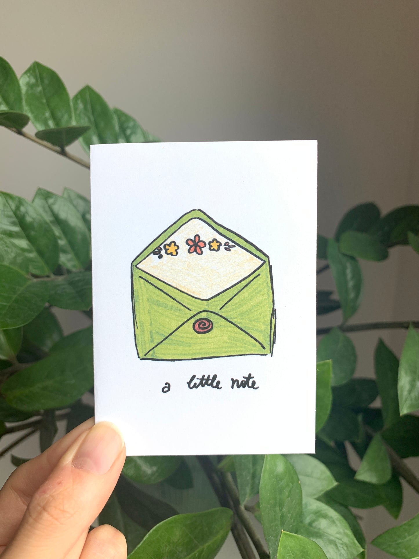 A Little Note- Mini Greeting Card