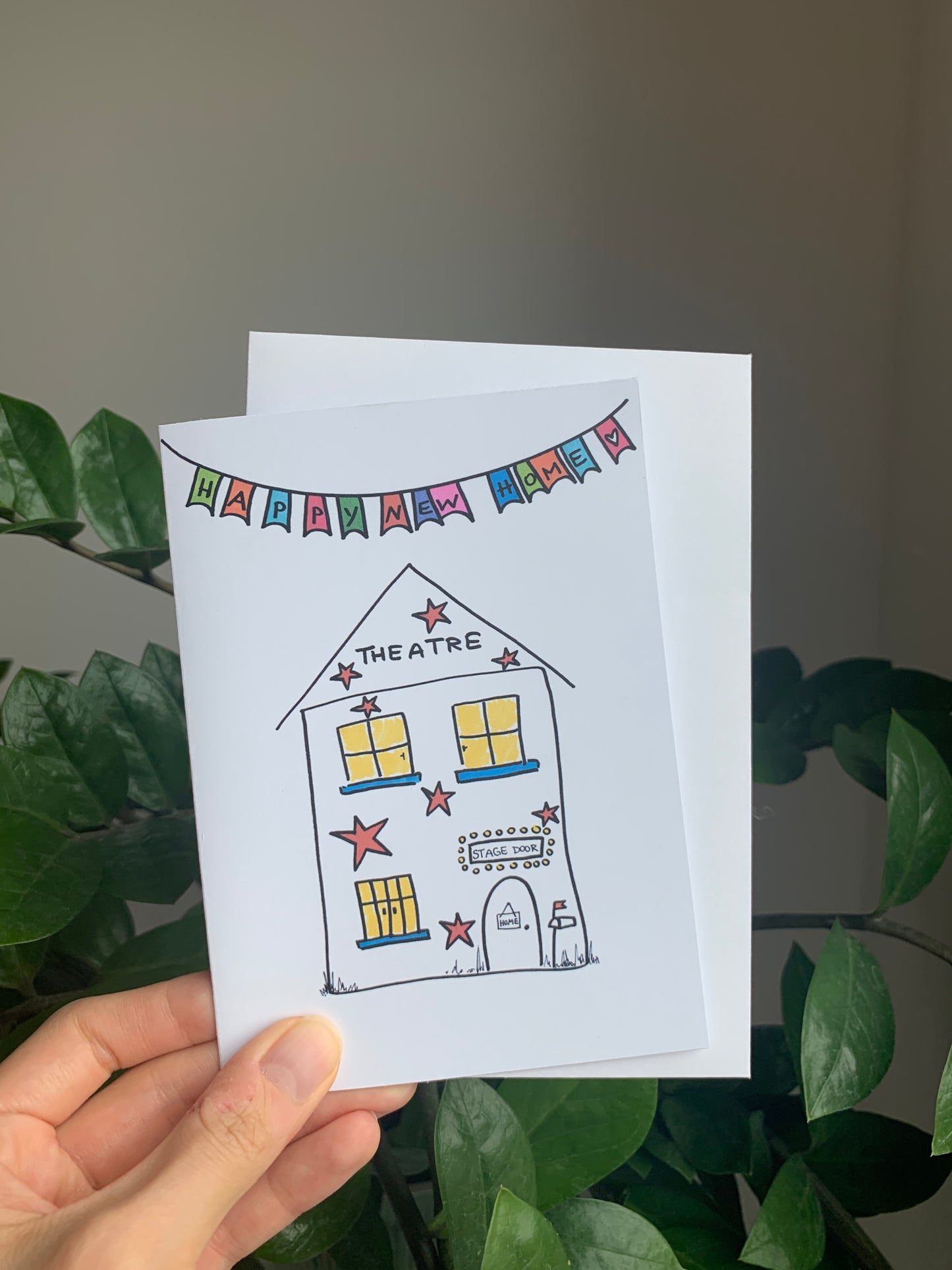 New Home Theatre- Greeting Card