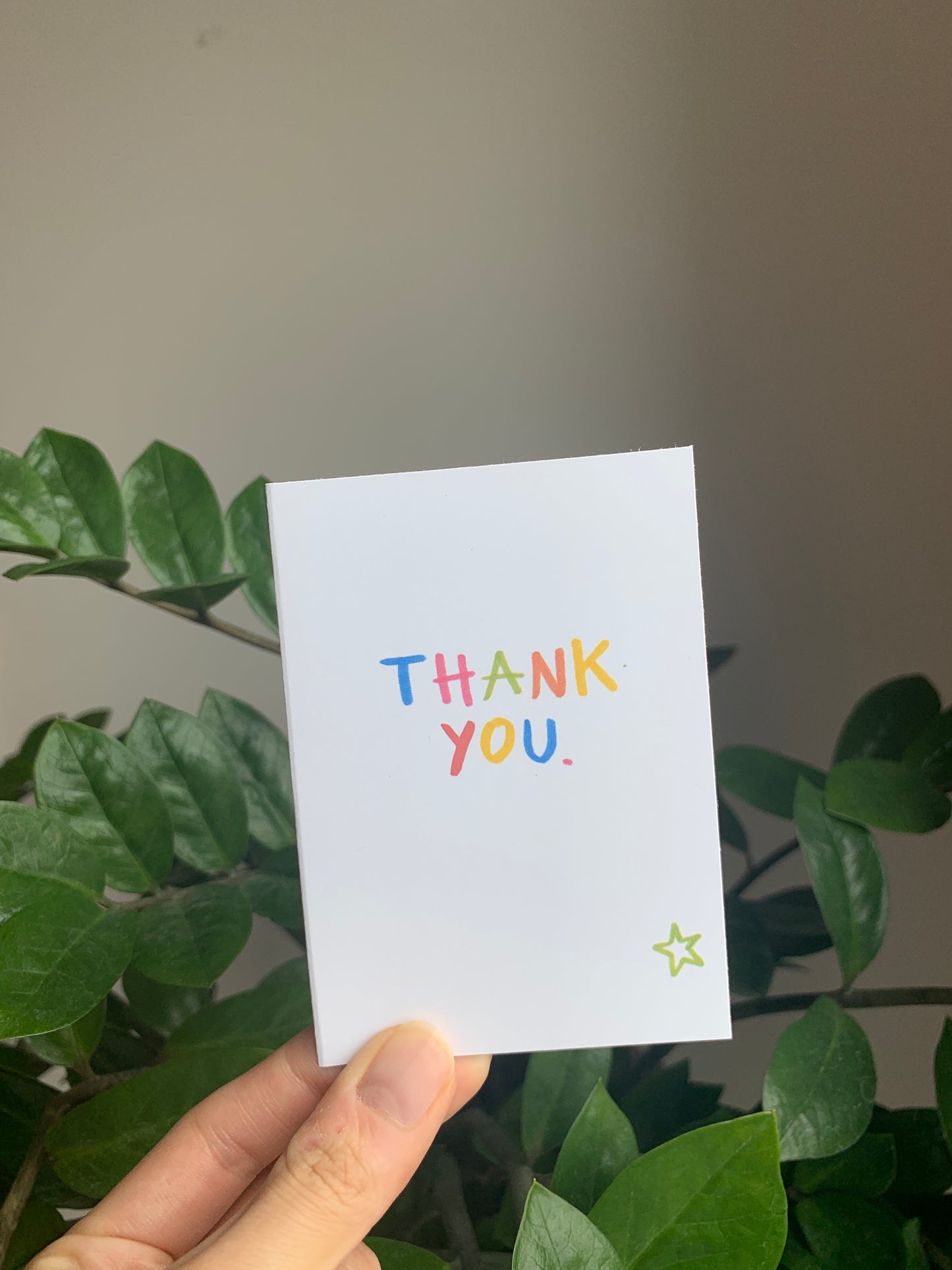 Thank You- Mini Greeting Card