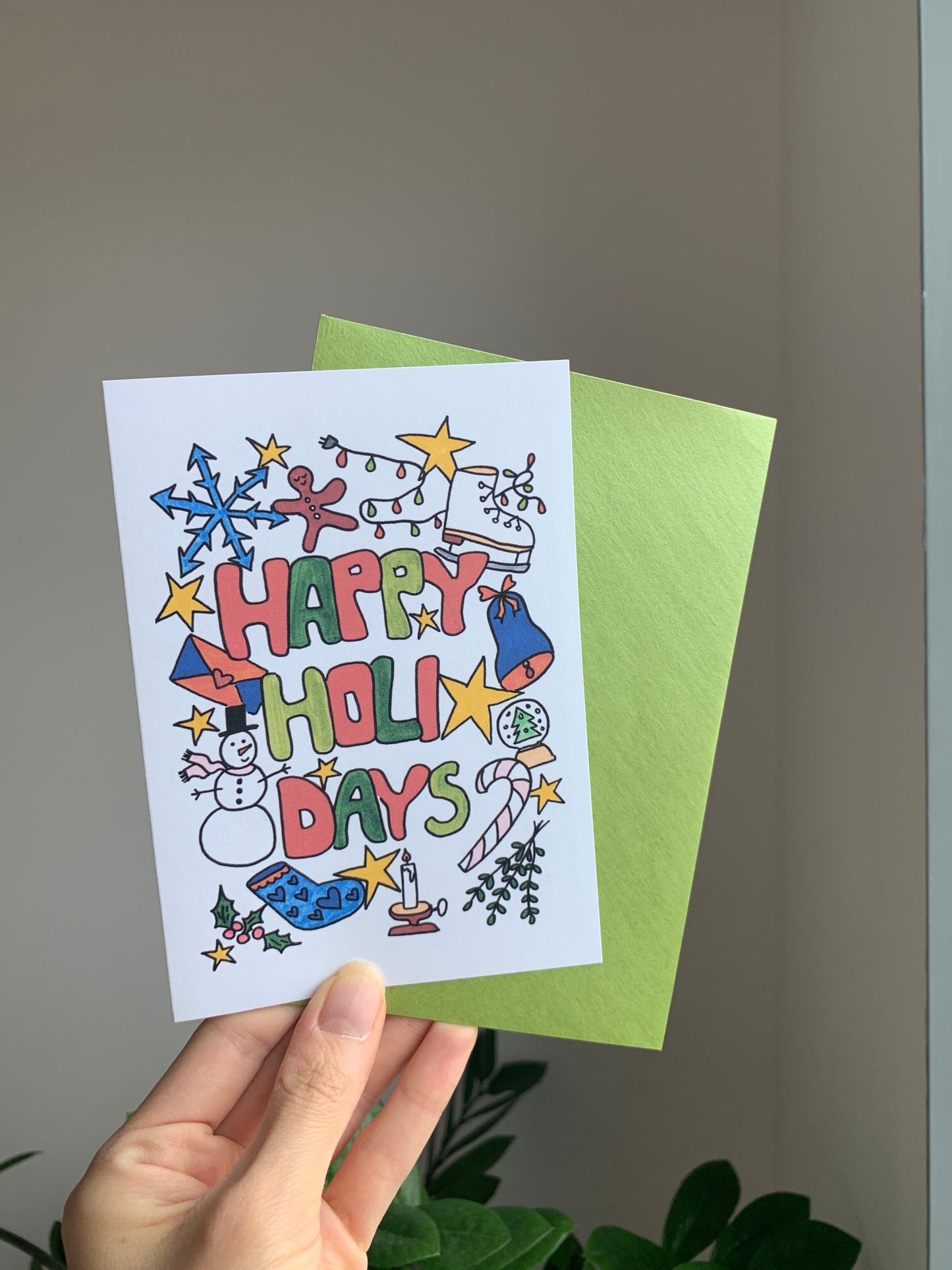 Happy Holidays- Greeting Card