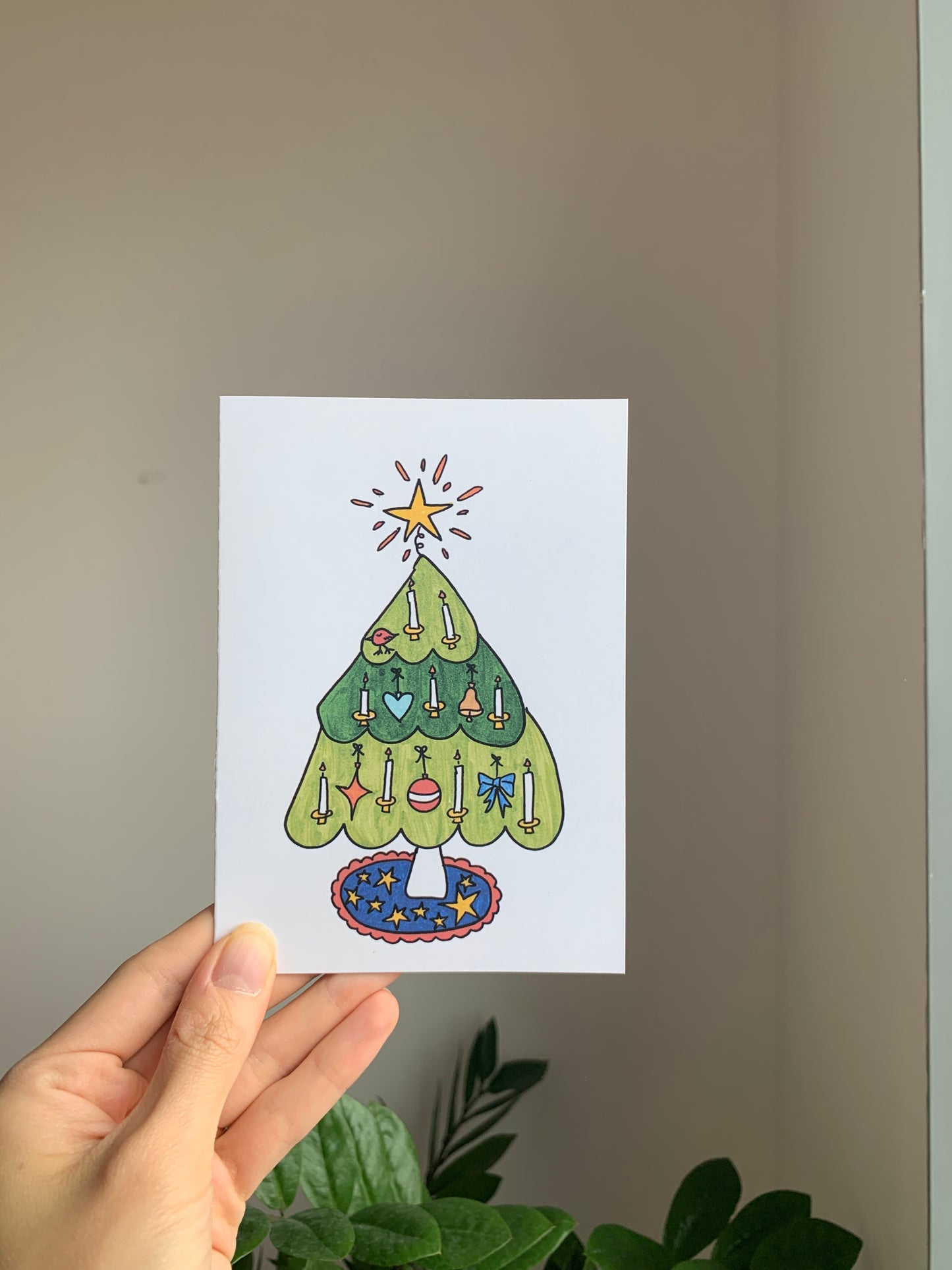 Christmas Tree- Greeting Card