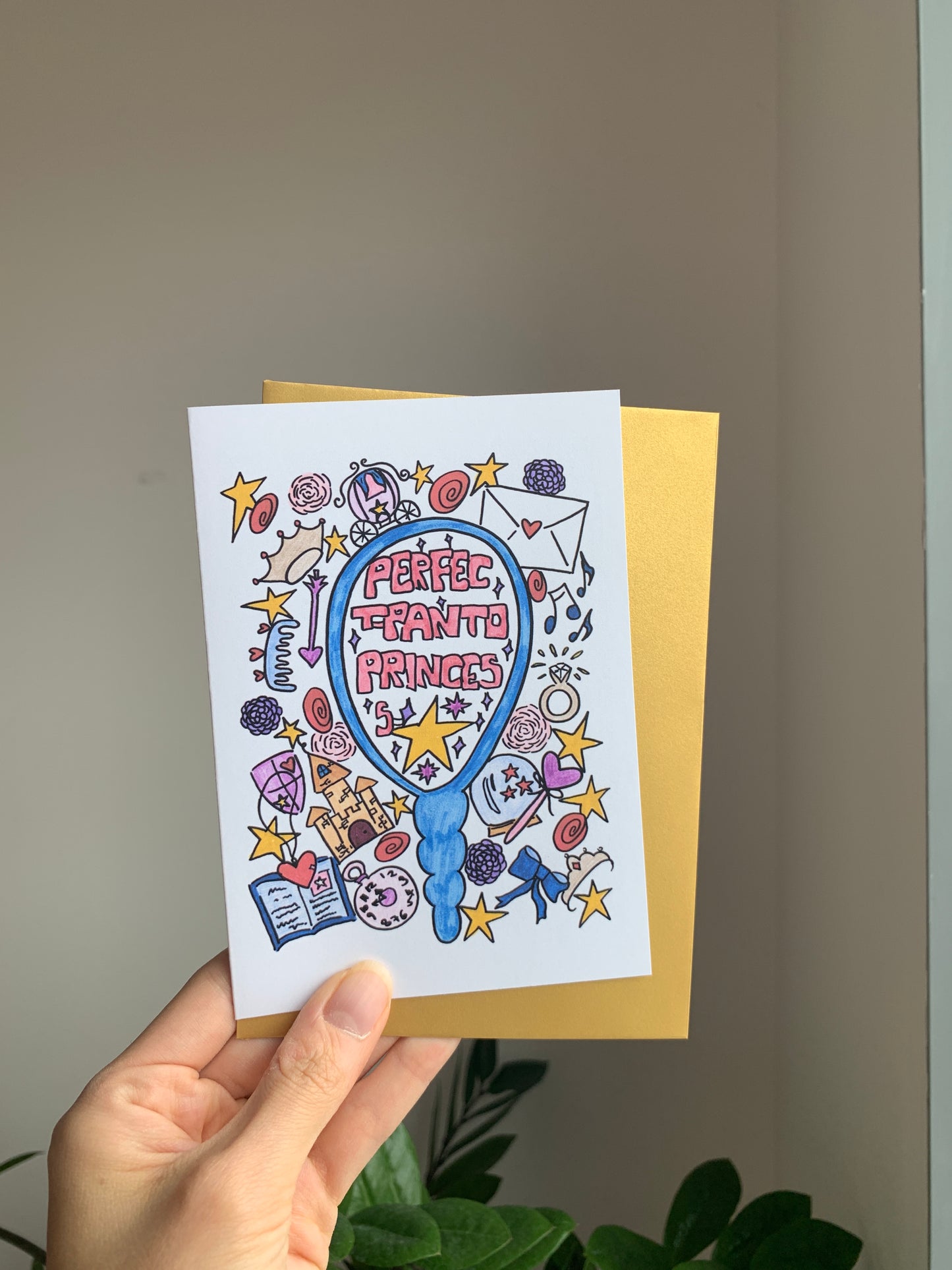 Panto Princess- Greeting Card