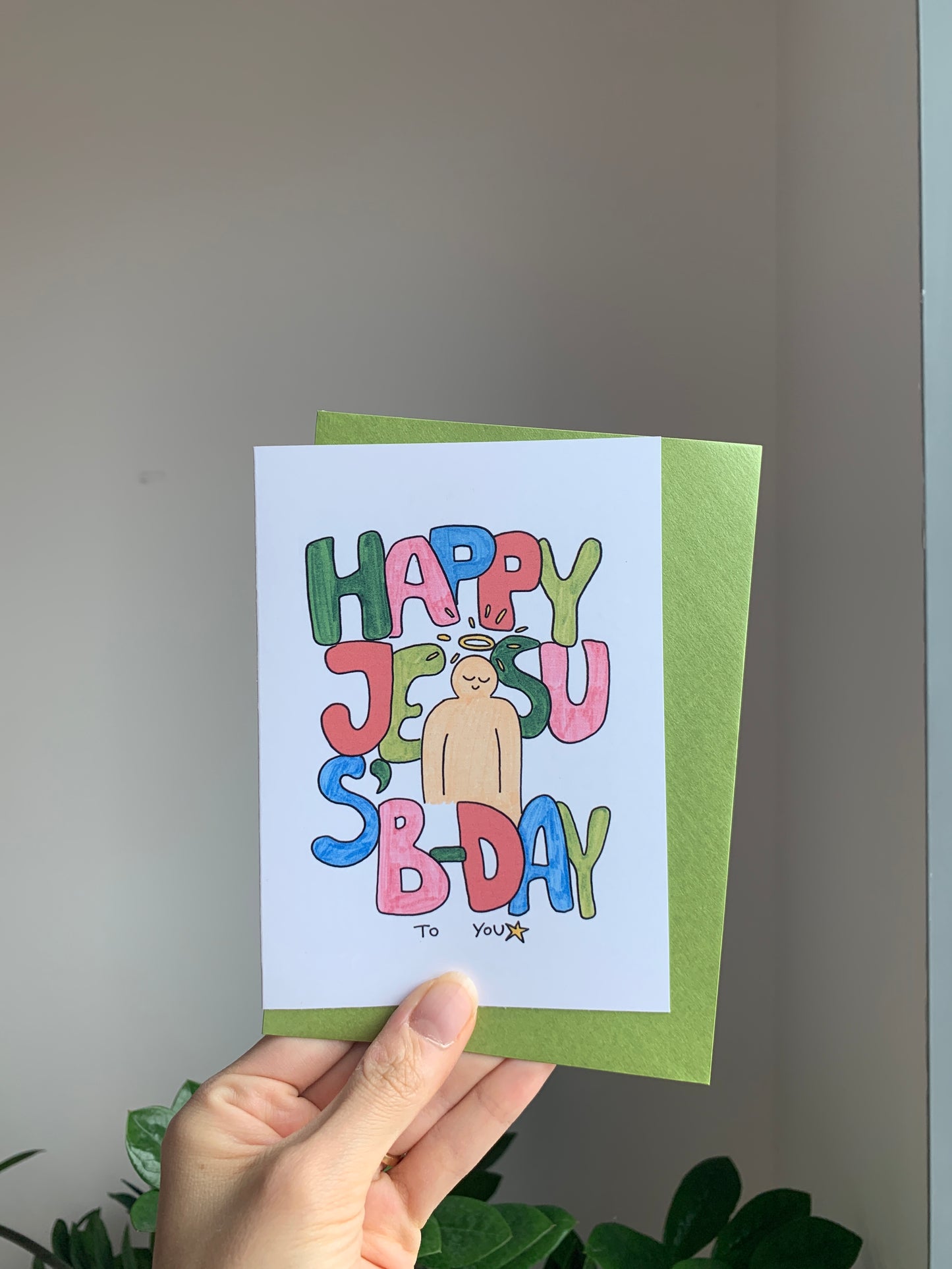 Jesus' Birthday- Greeting Card