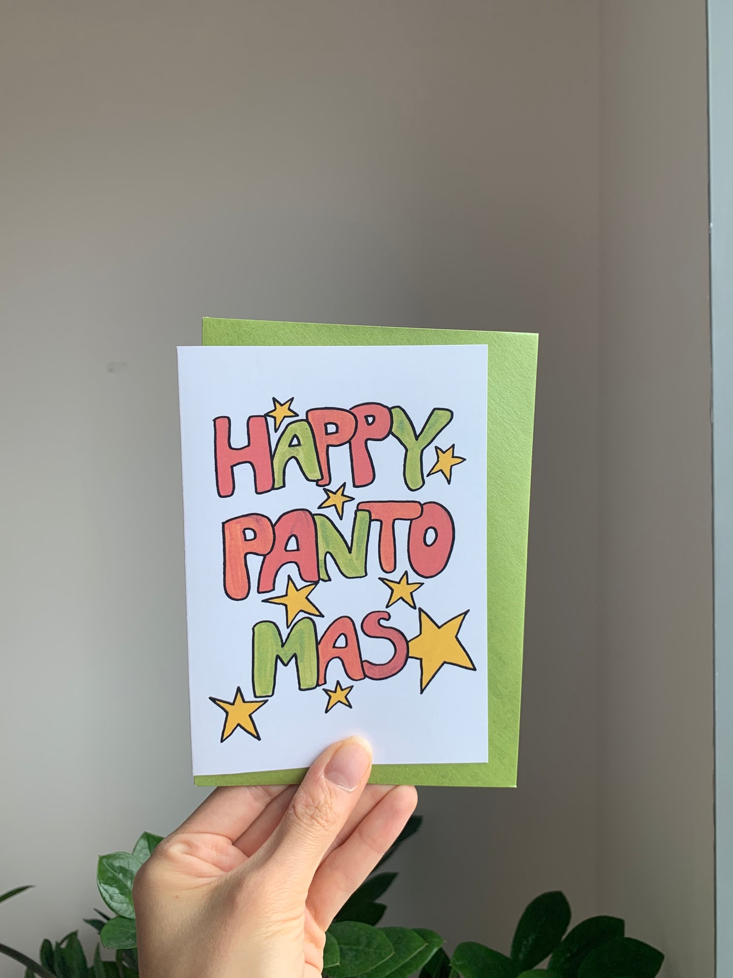 Happy Pantomas- Greeting Card
