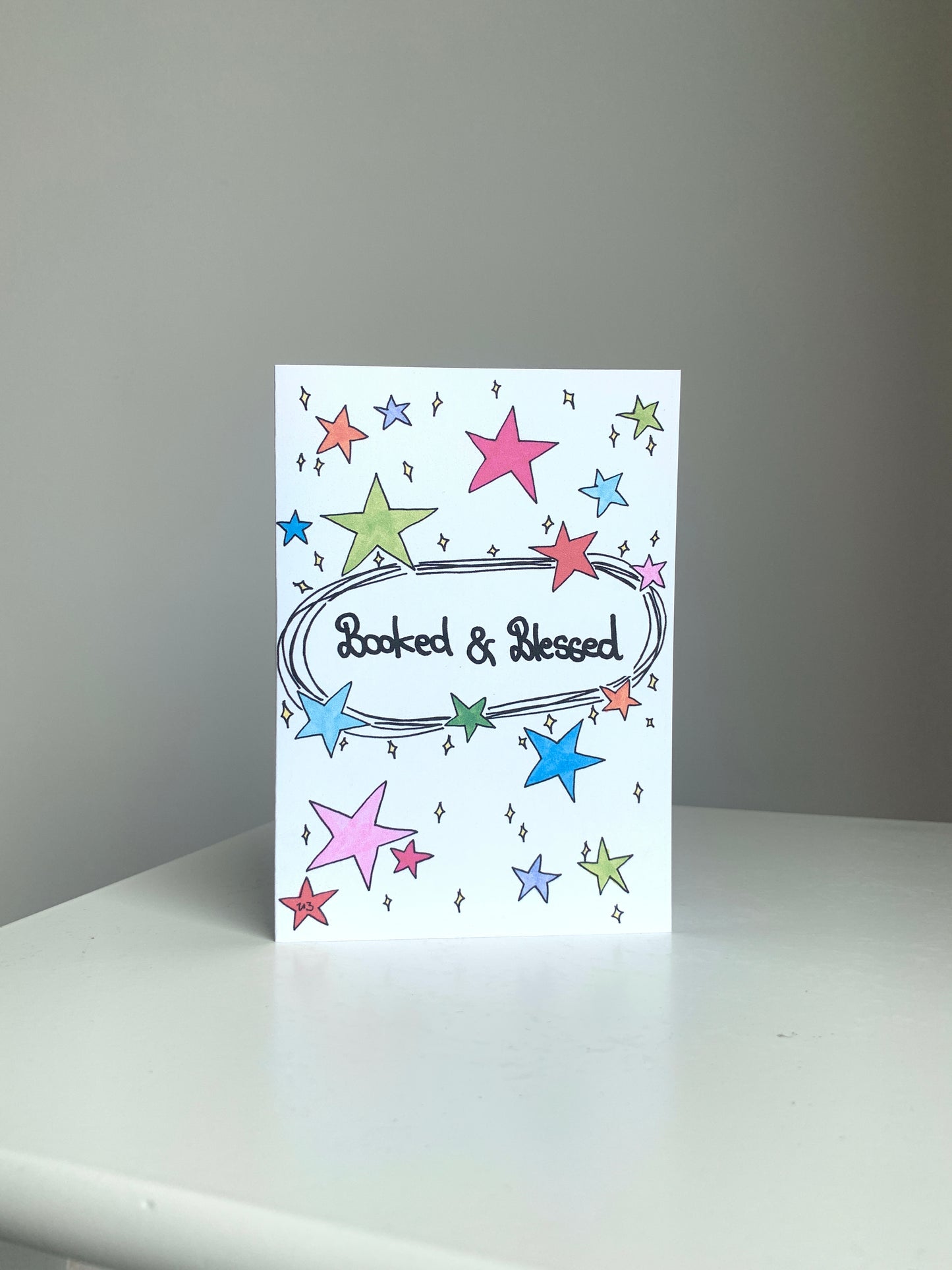 Booked & Blessed - Greeting Card