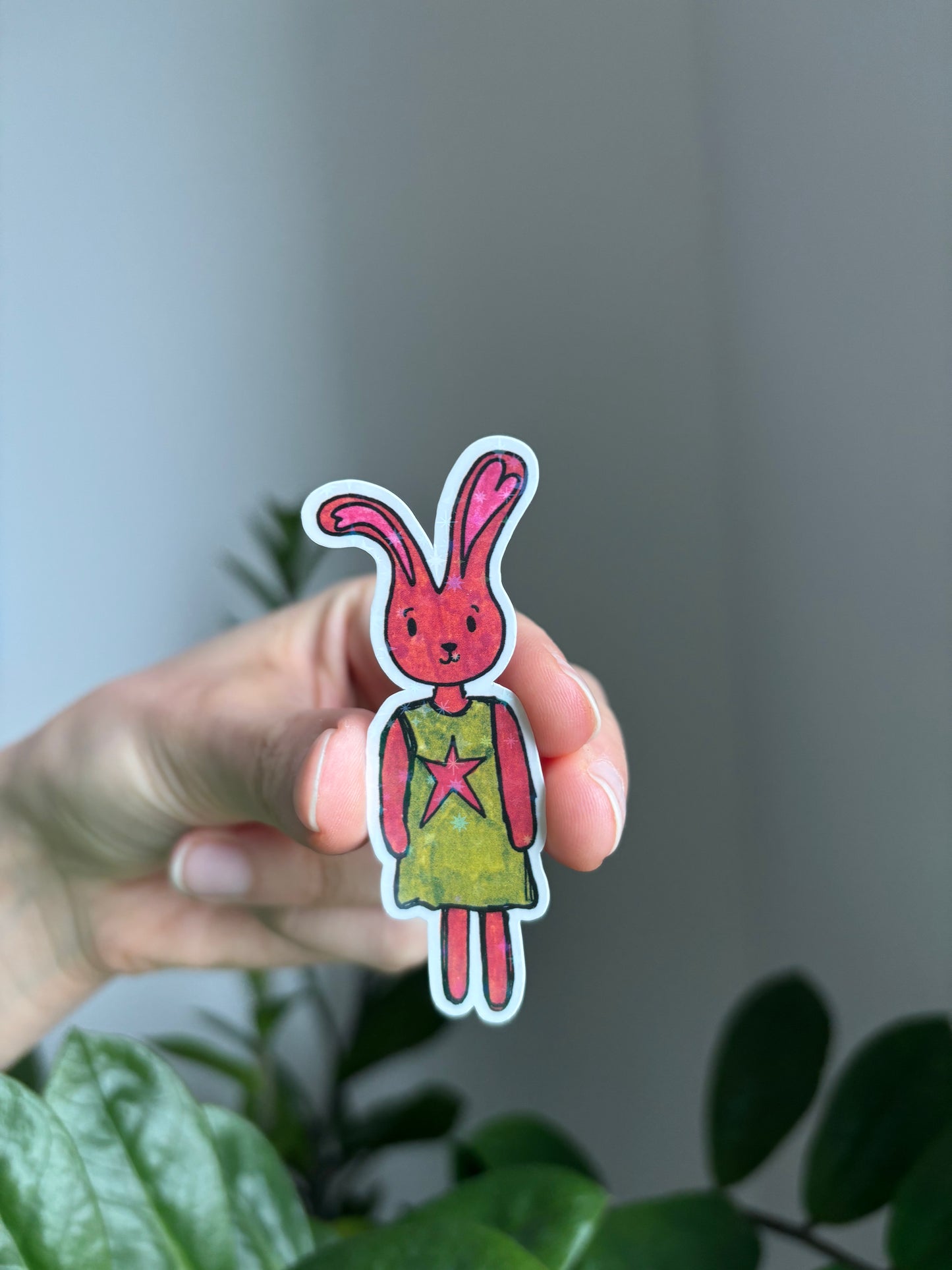 Bunny Dress - Sticker