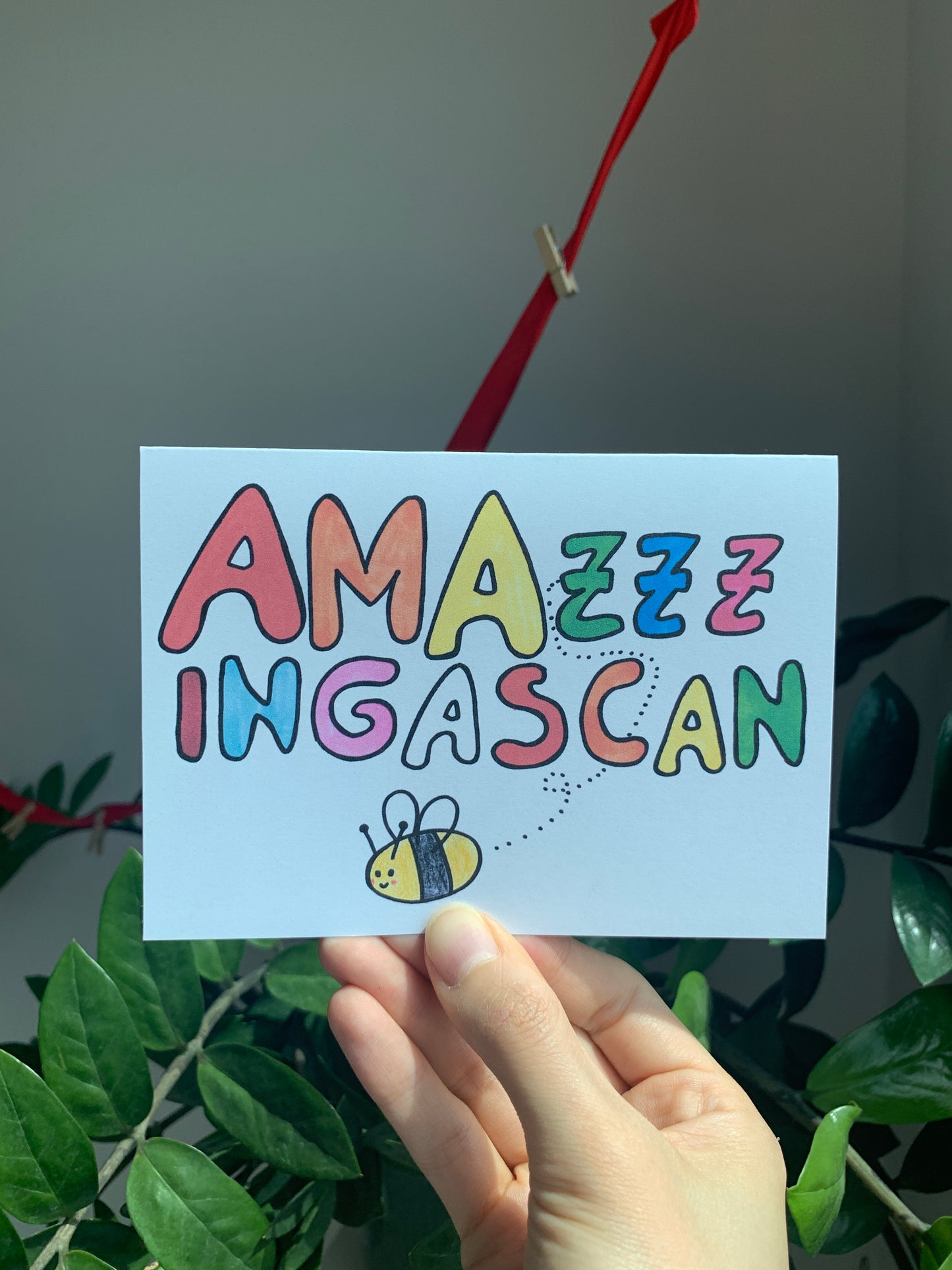 Amazing As Can Bee - Greeting Card