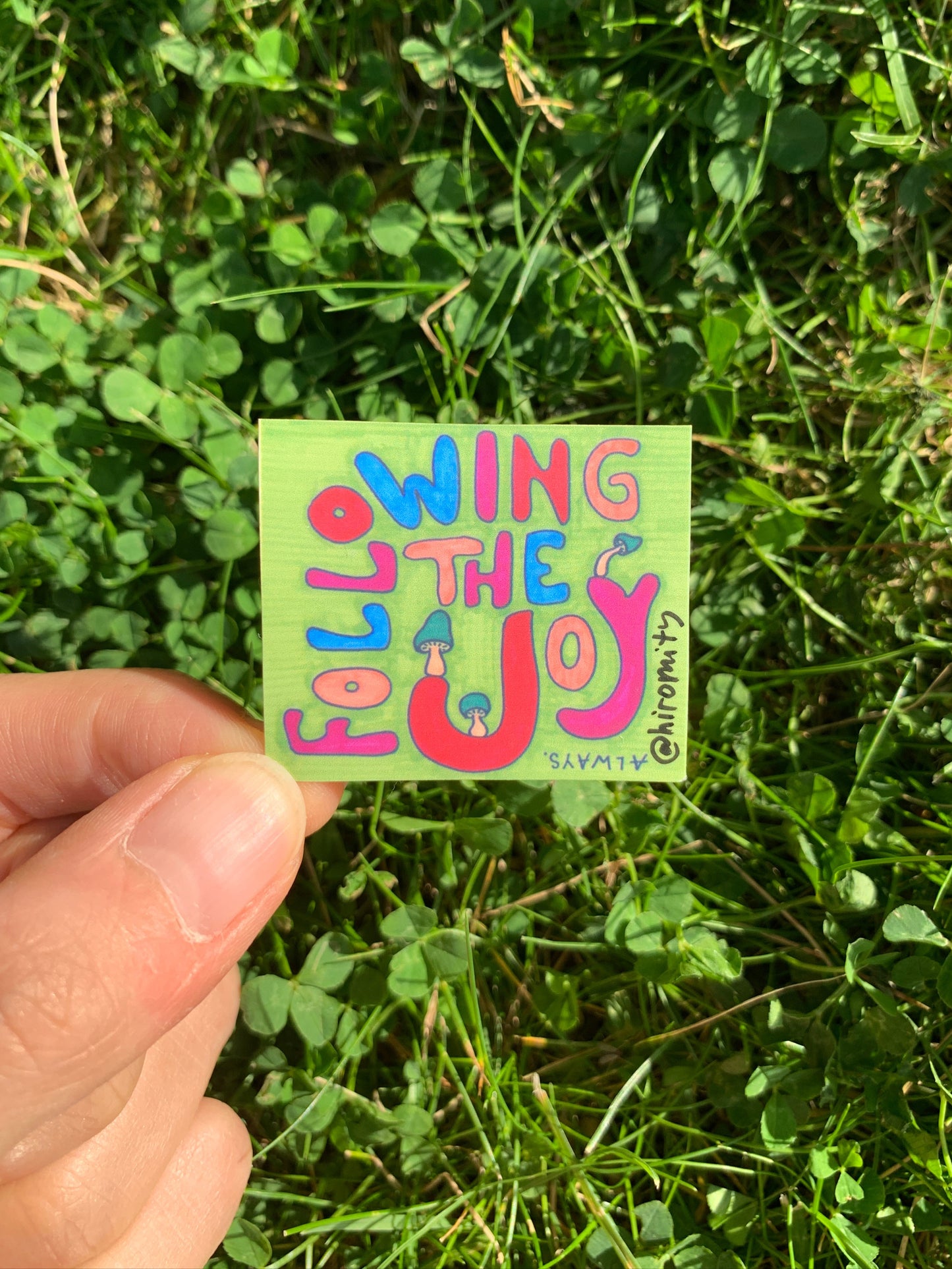Follow the Joy - Sticker