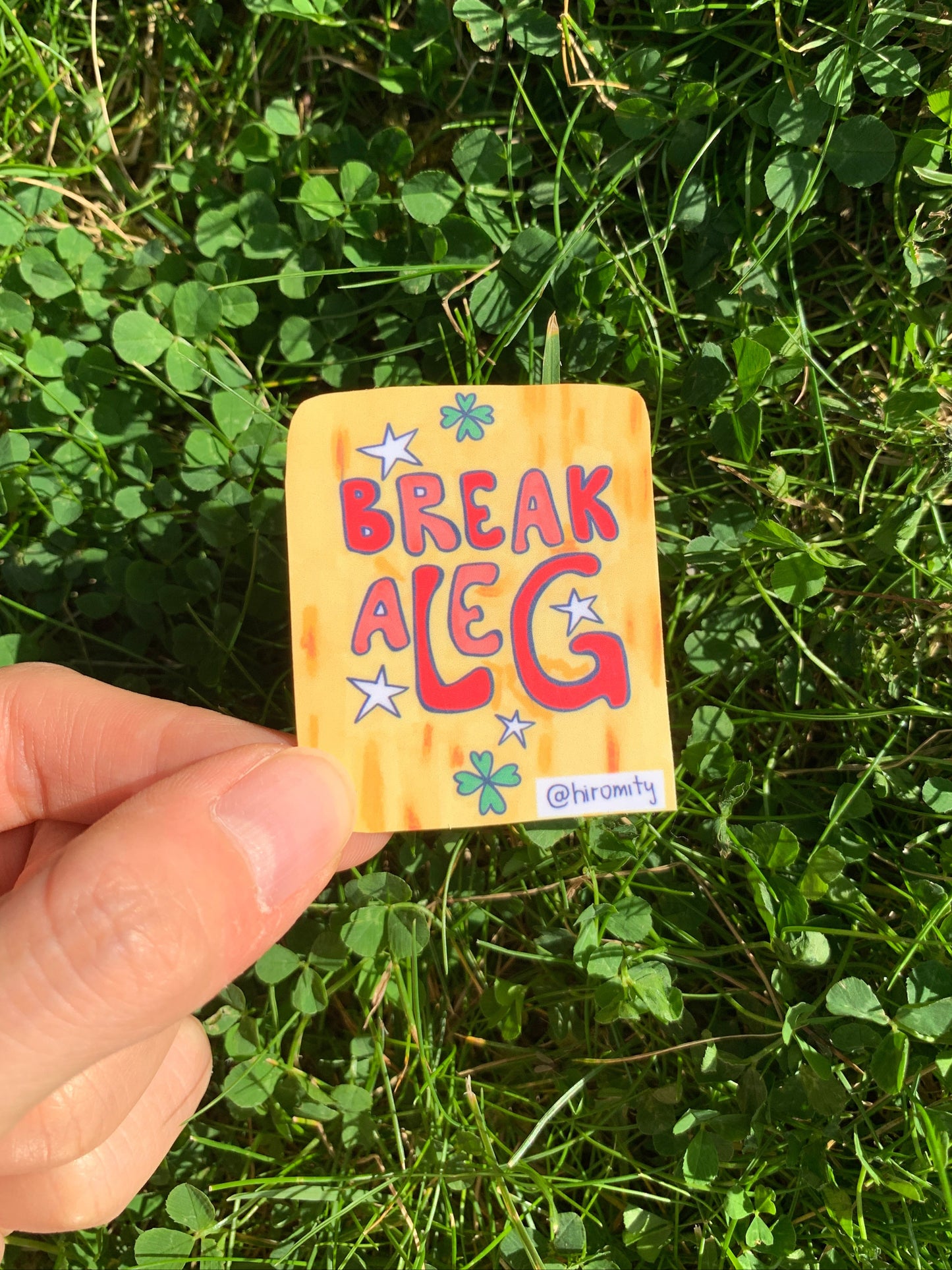 Break a leg - Sticker