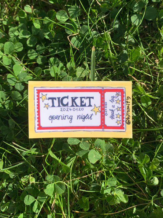 Ticket - Sticker