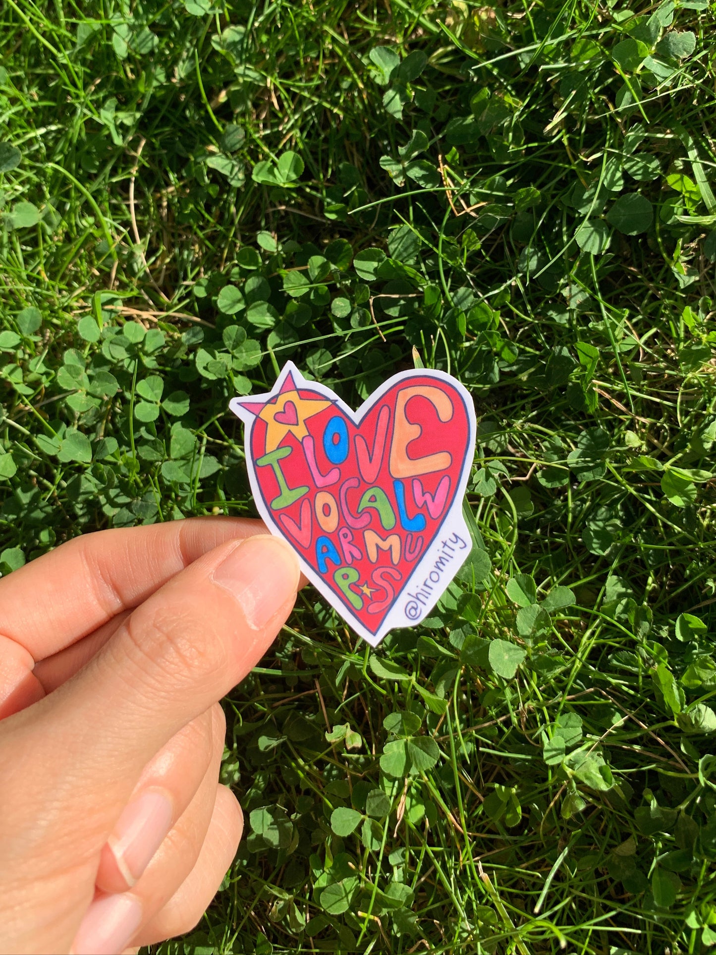 Vocal warm up - Sticker