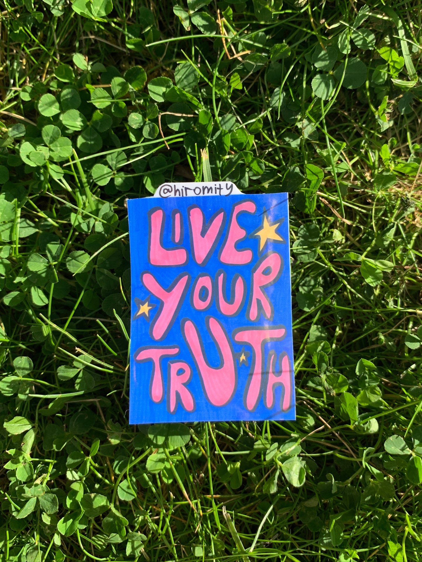 Live your truth - Sticker