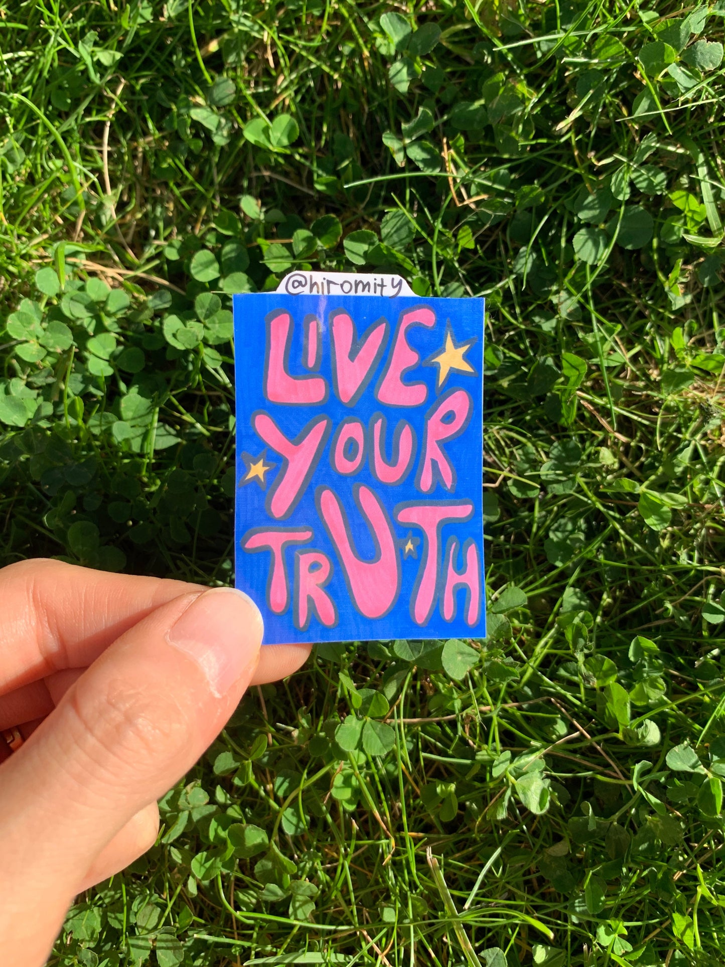 Live your truth - Sticker