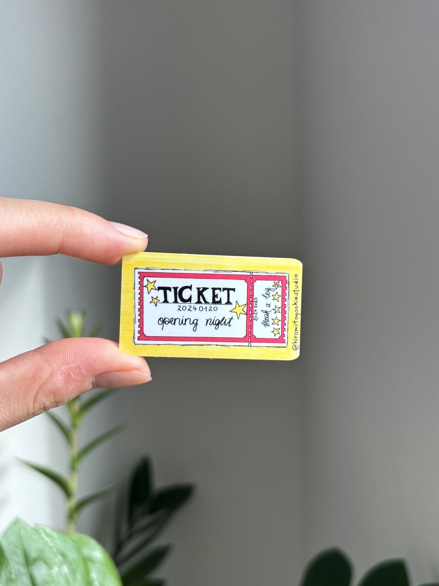 Ticket - Sticker