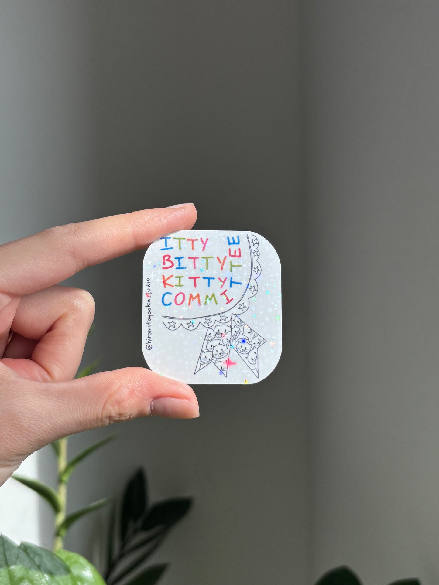 Itty Bitty Kitty Committee - Sticker
