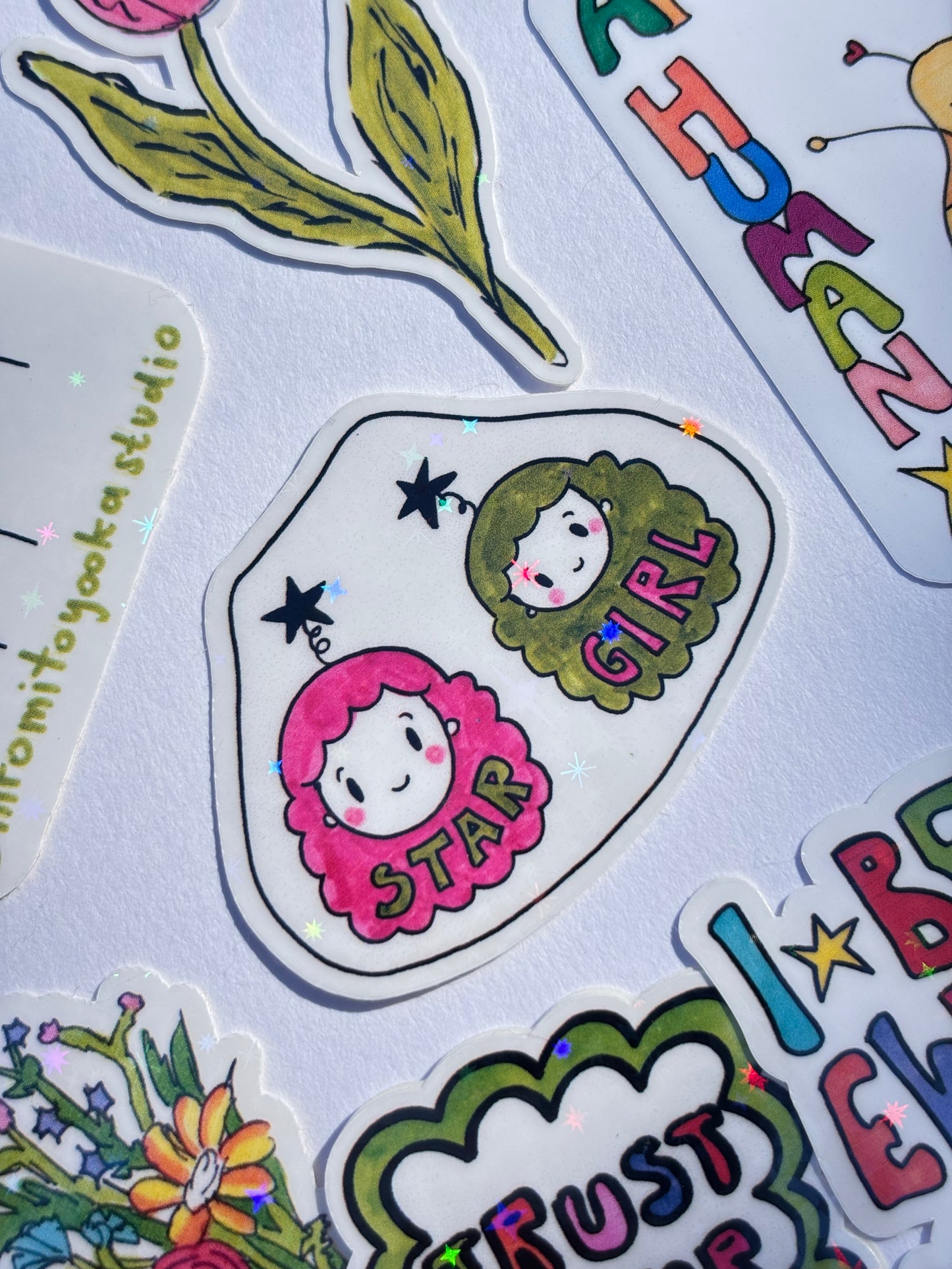 Star Girl Duo - Sticker