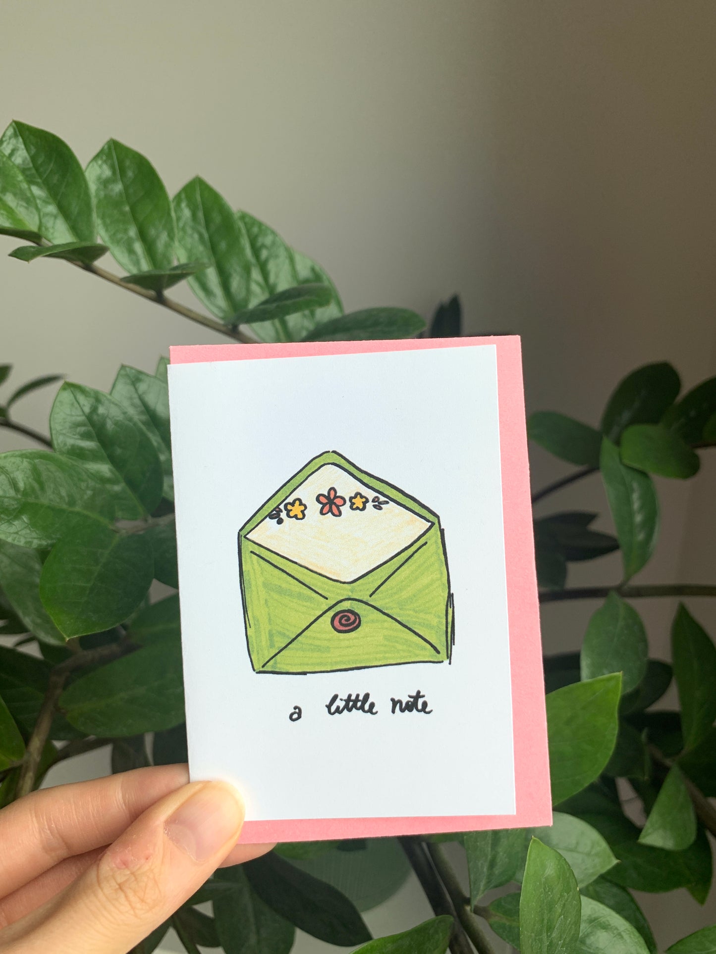 A Little Note- Mini Greeting Card