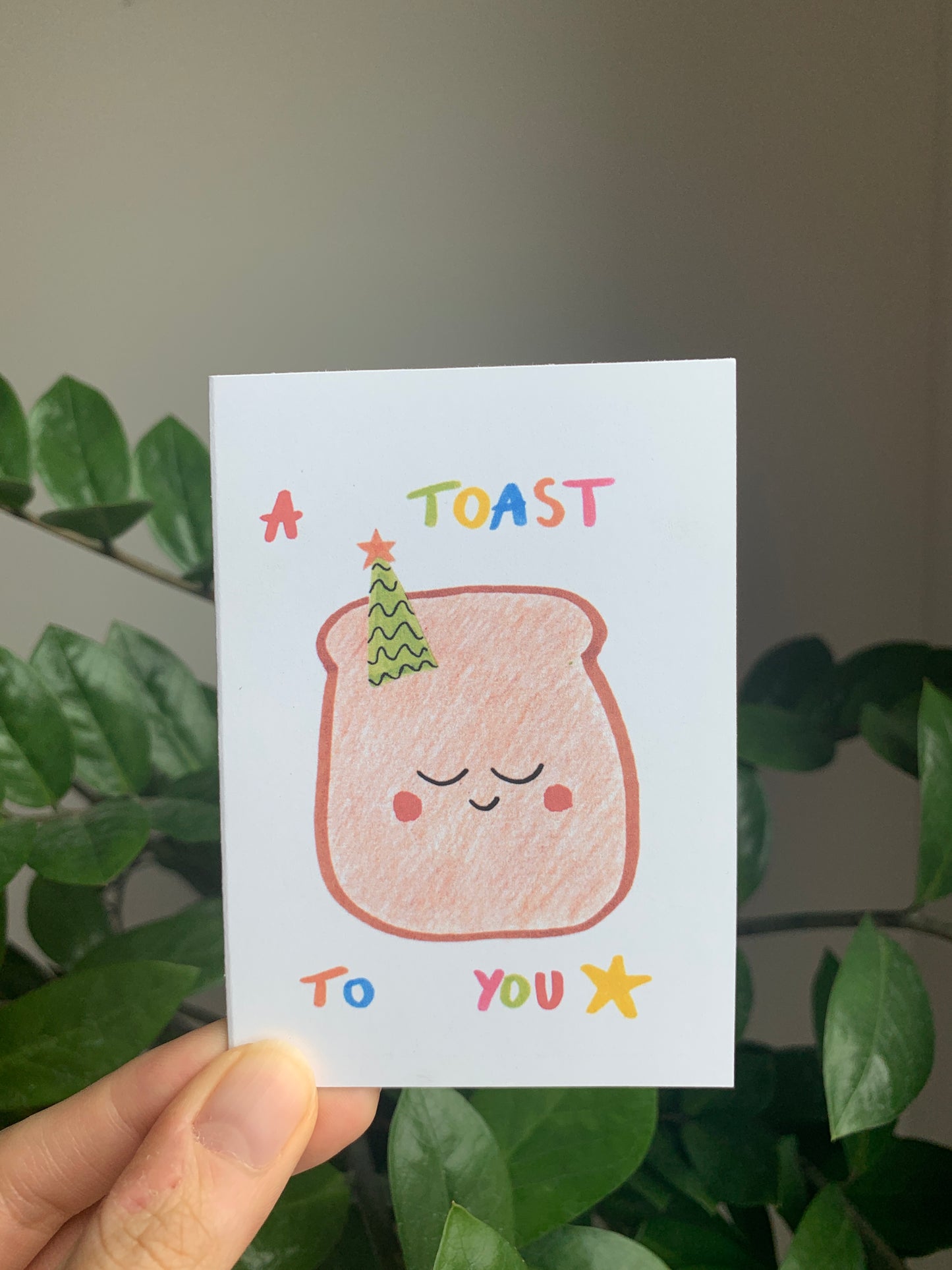A toast to you- Mini Greeting Card