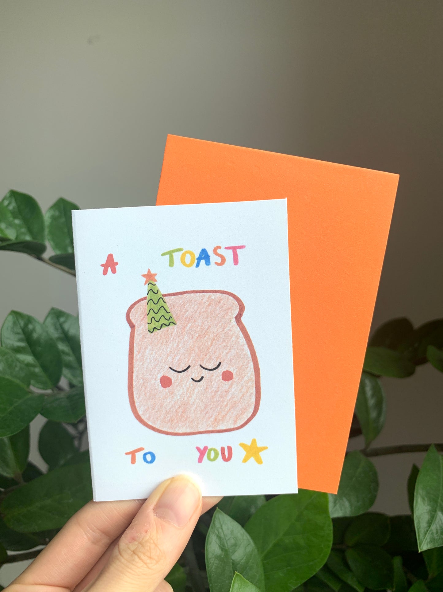 A toast to you- Mini Greeting Card