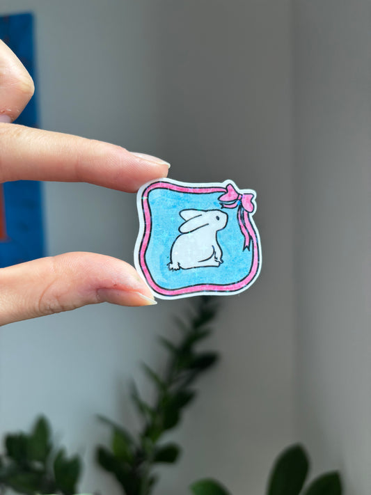 White Bunny - Sticker