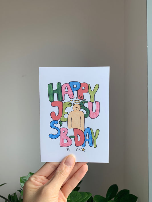 Jesus' Birthday- Greeting Card