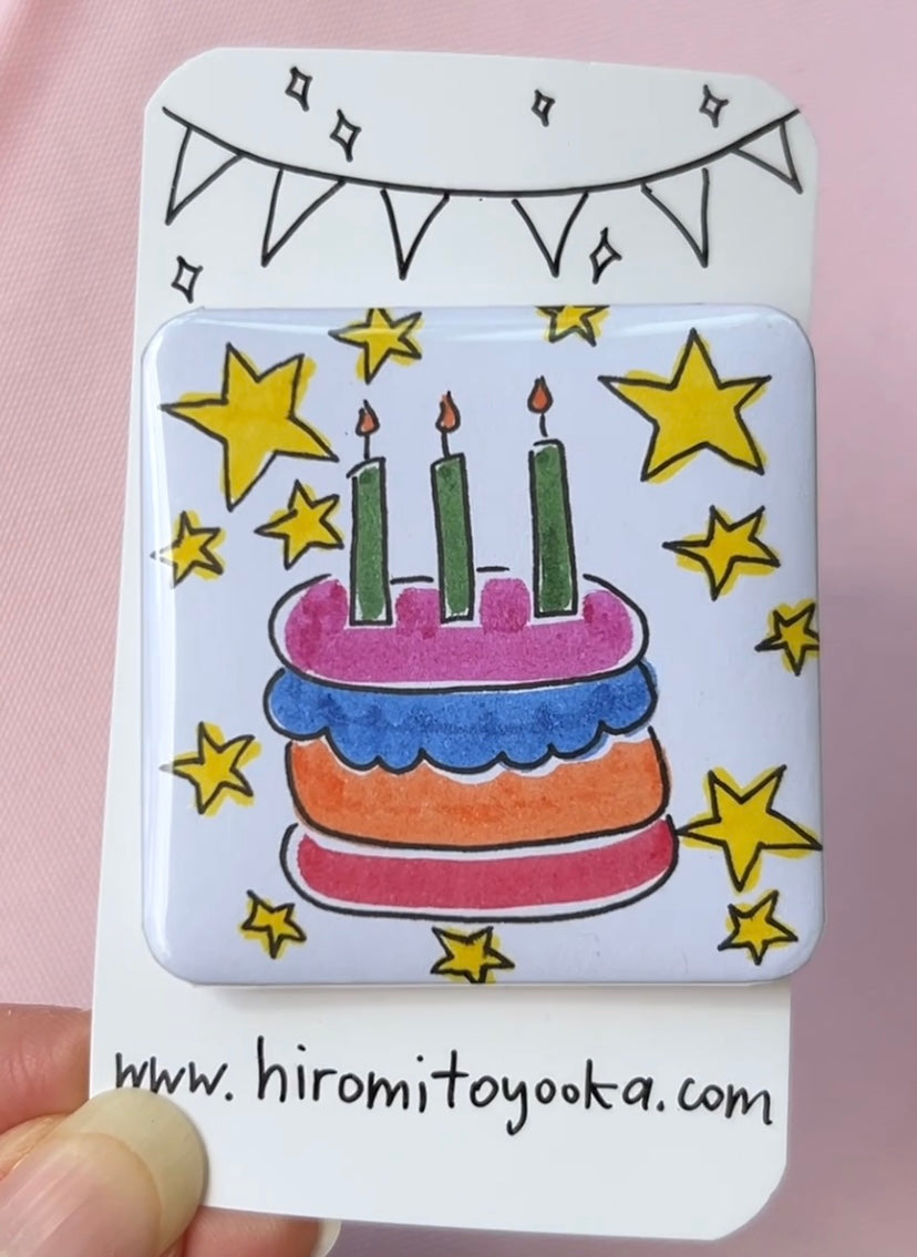 Cake - Portable Artwork Badge