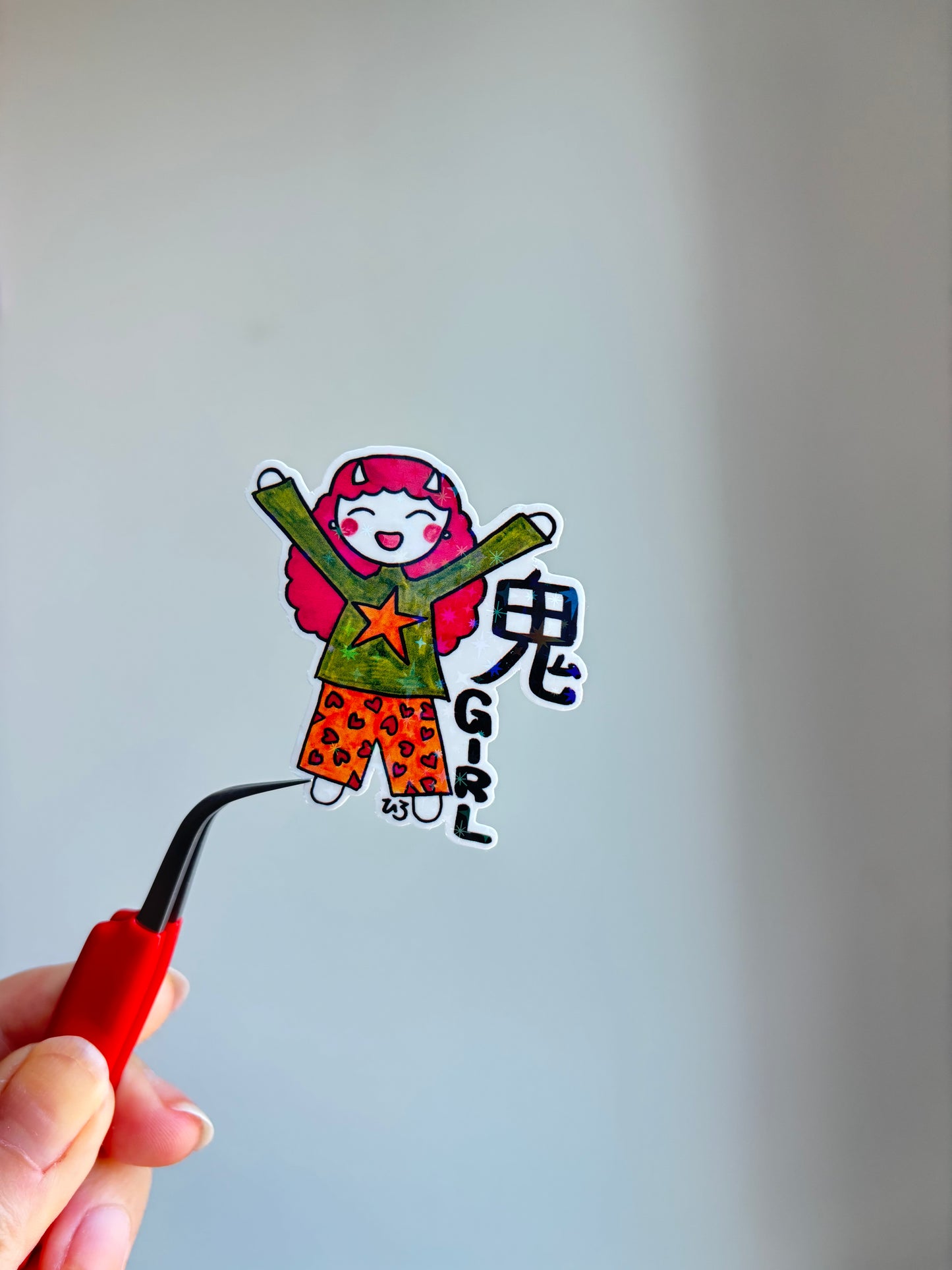 Oni Girl- Sticker
