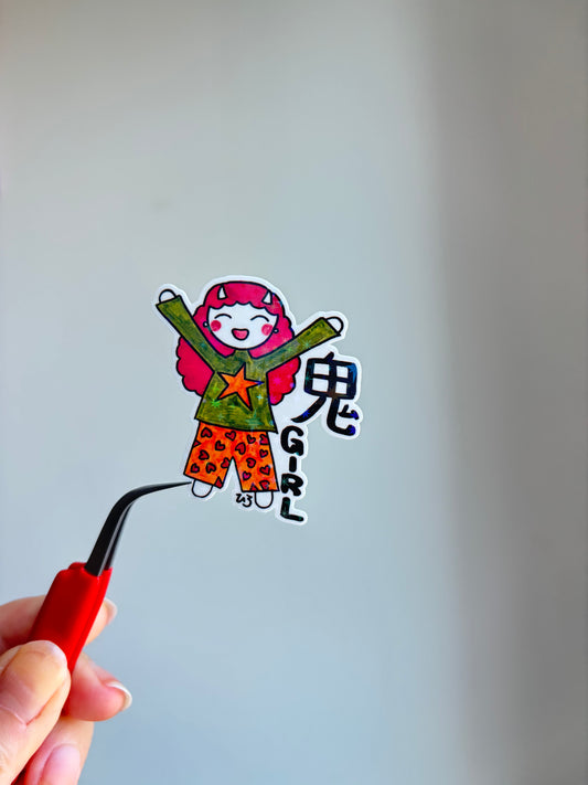 Oni Girl- Sticker