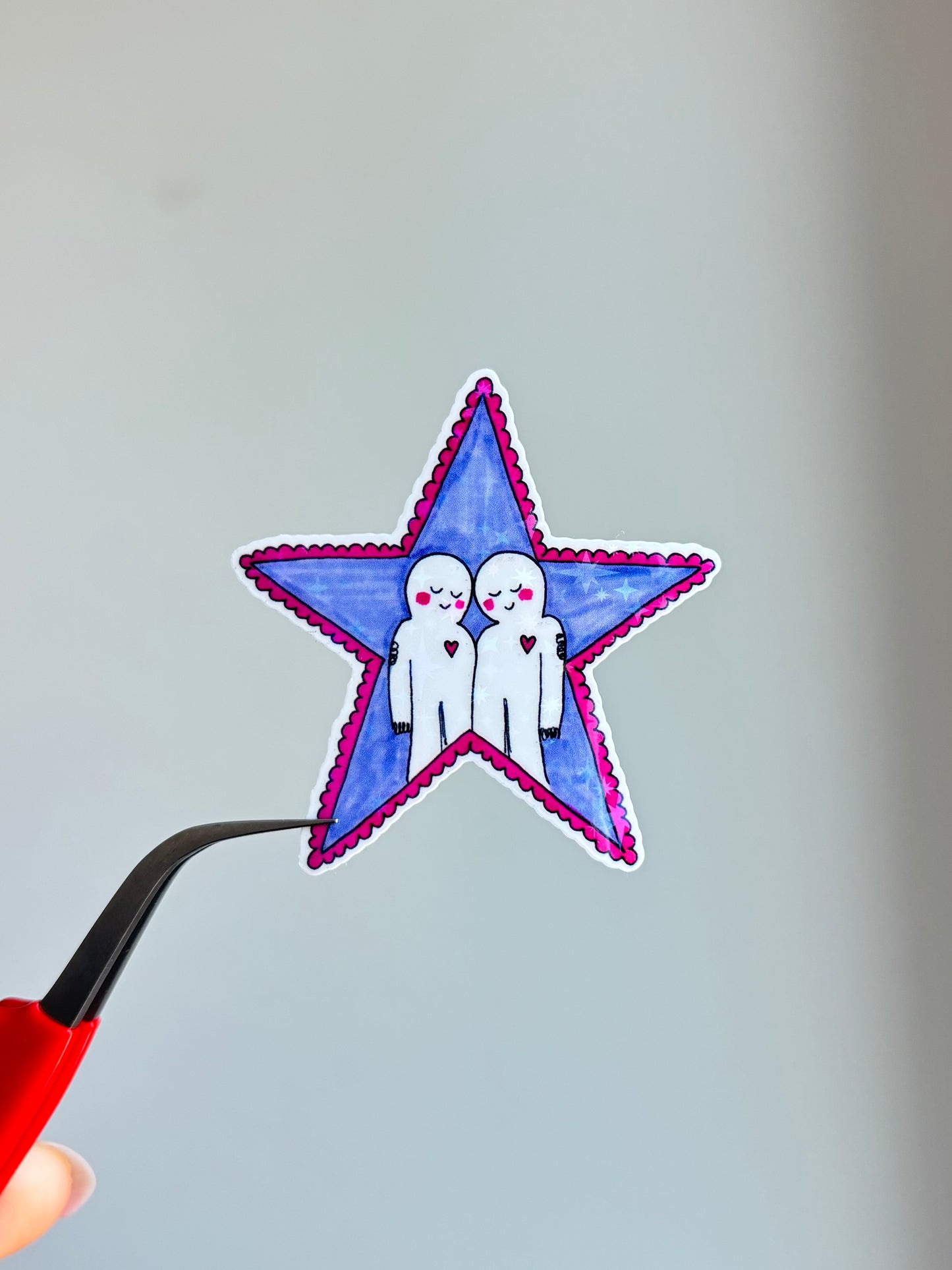 Star Duo- Sticker