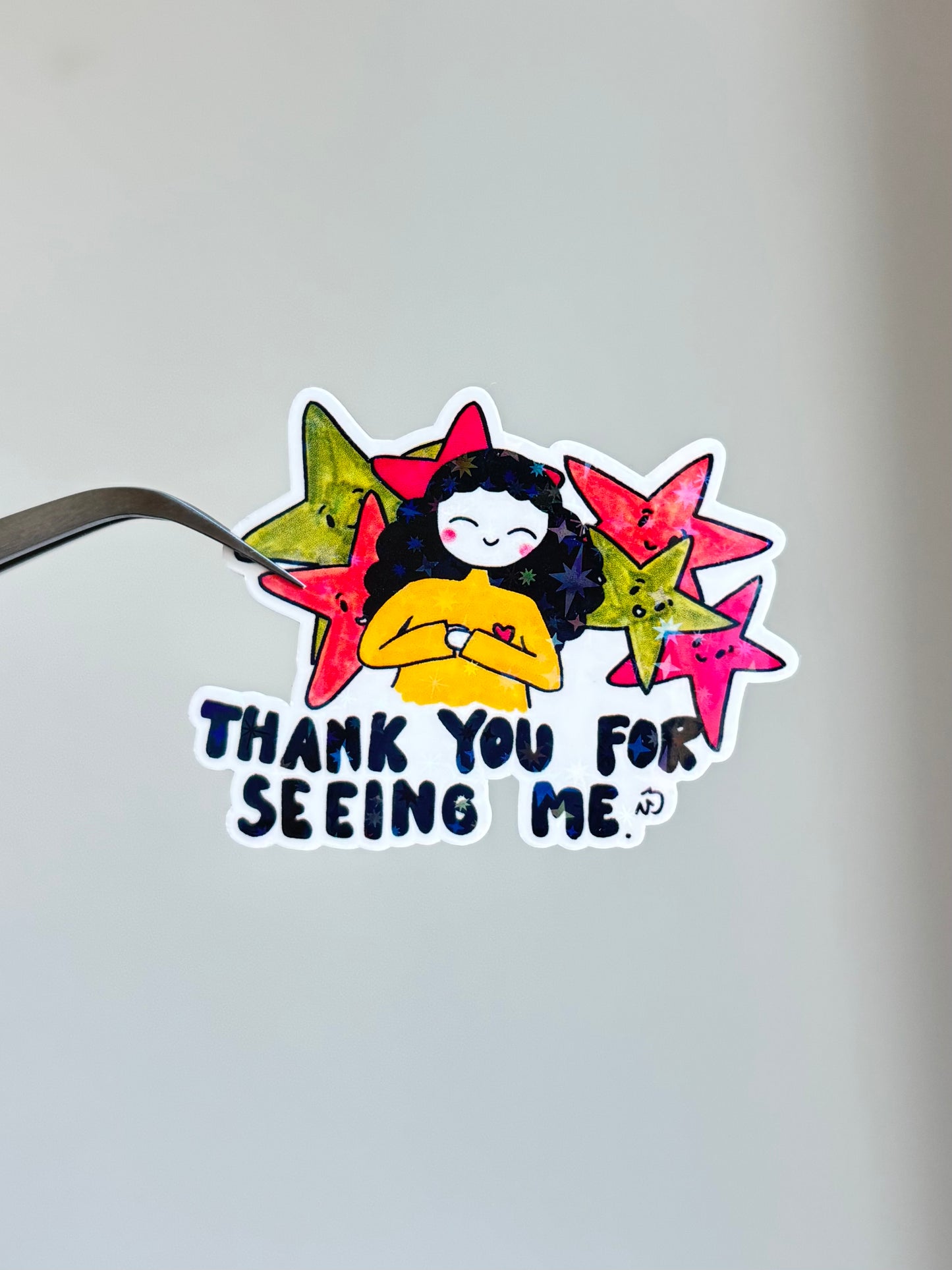 Thank You for Seeing Me- Sticker