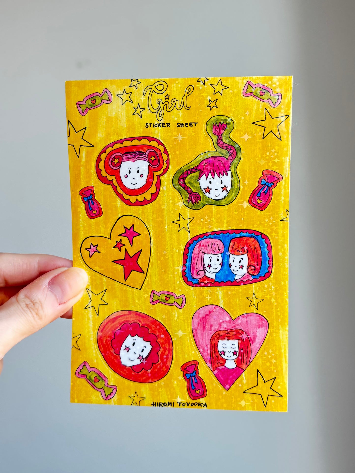 Girl - Sticker Sheet