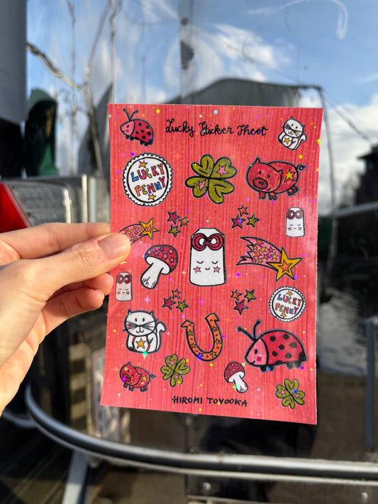 Lucky Sticker Sheet