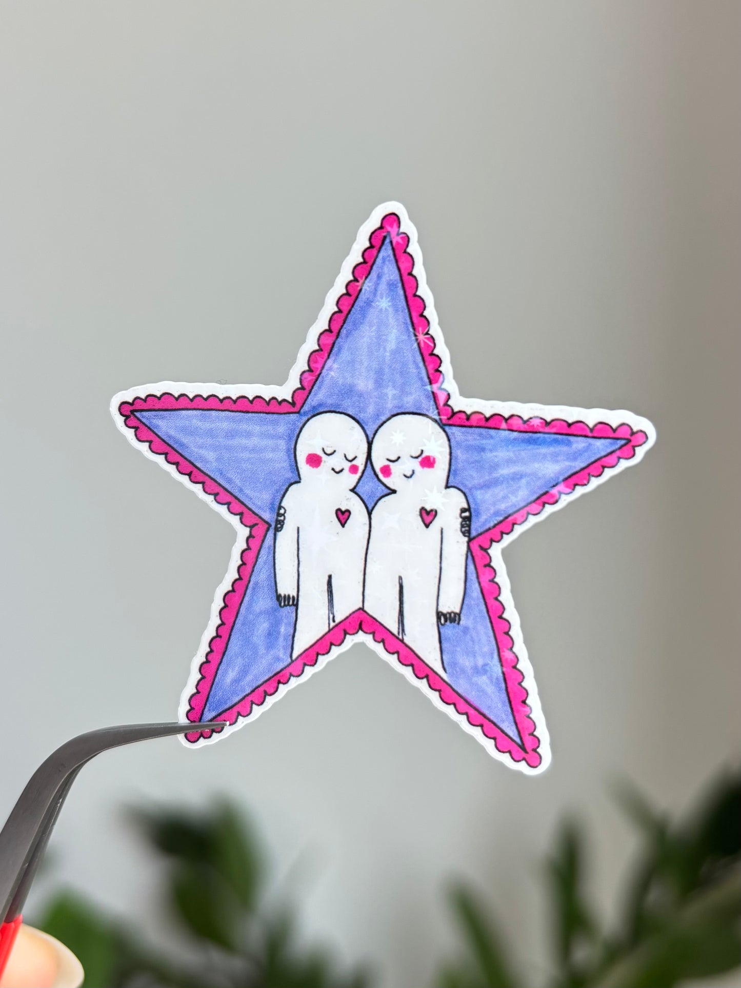 Star Duo- Sticker