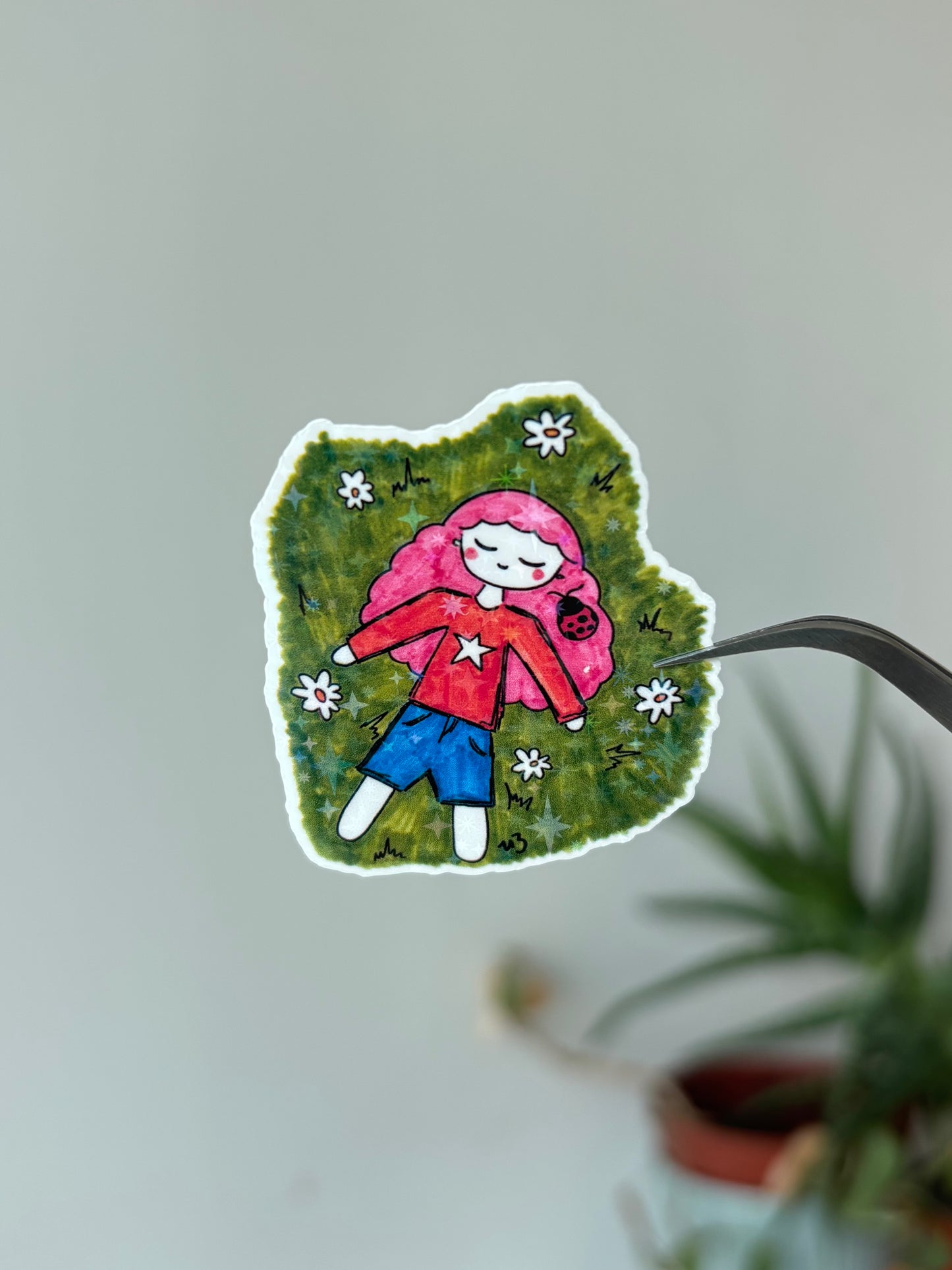 Meadow Star Girl - Sticker