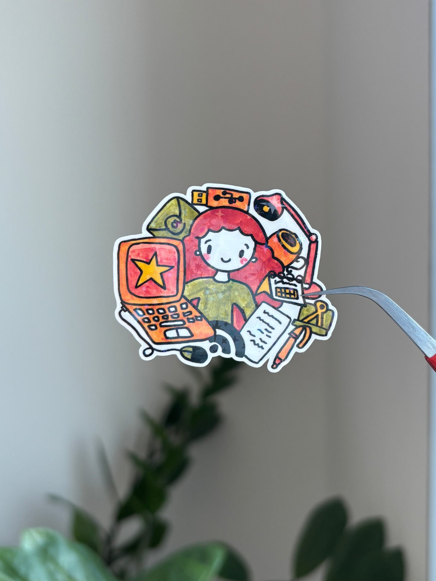 Office Worker - Sticker