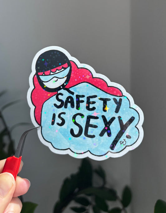 Safety Is Sexy - Jumbo Sticker