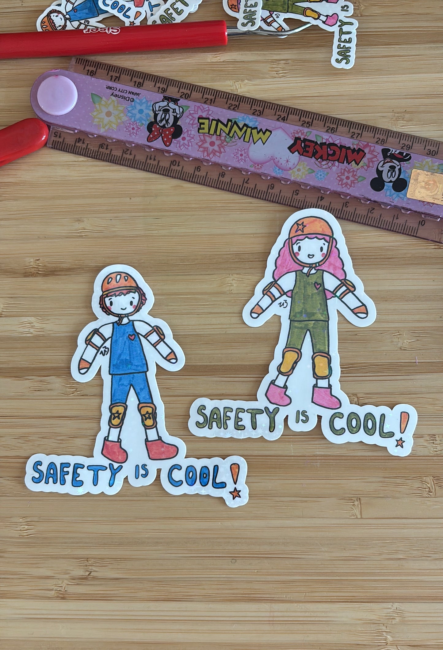 Safety Is Cool (Green) - Jumbo Sticker