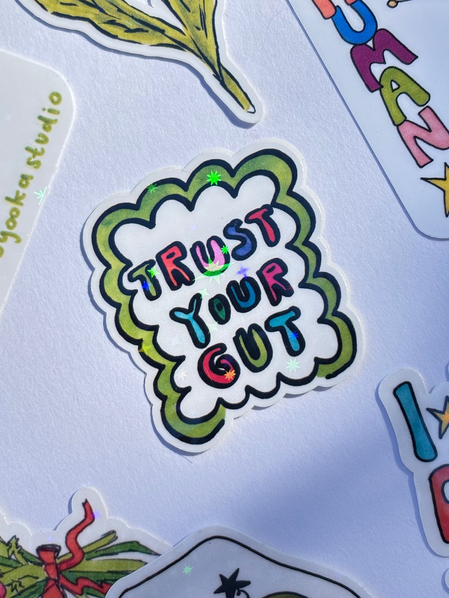 Trust your gut - Sticker
